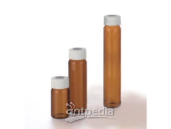 Thermo Scientific™ 141-40ATS Premium Pack Amber Glass Vials with 0.060in. Septa